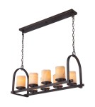 Rustic chandeliers - Quoizel ALDORA 8x100W E27 QZ/ALDORA8/ISLE Pendant. - product 1