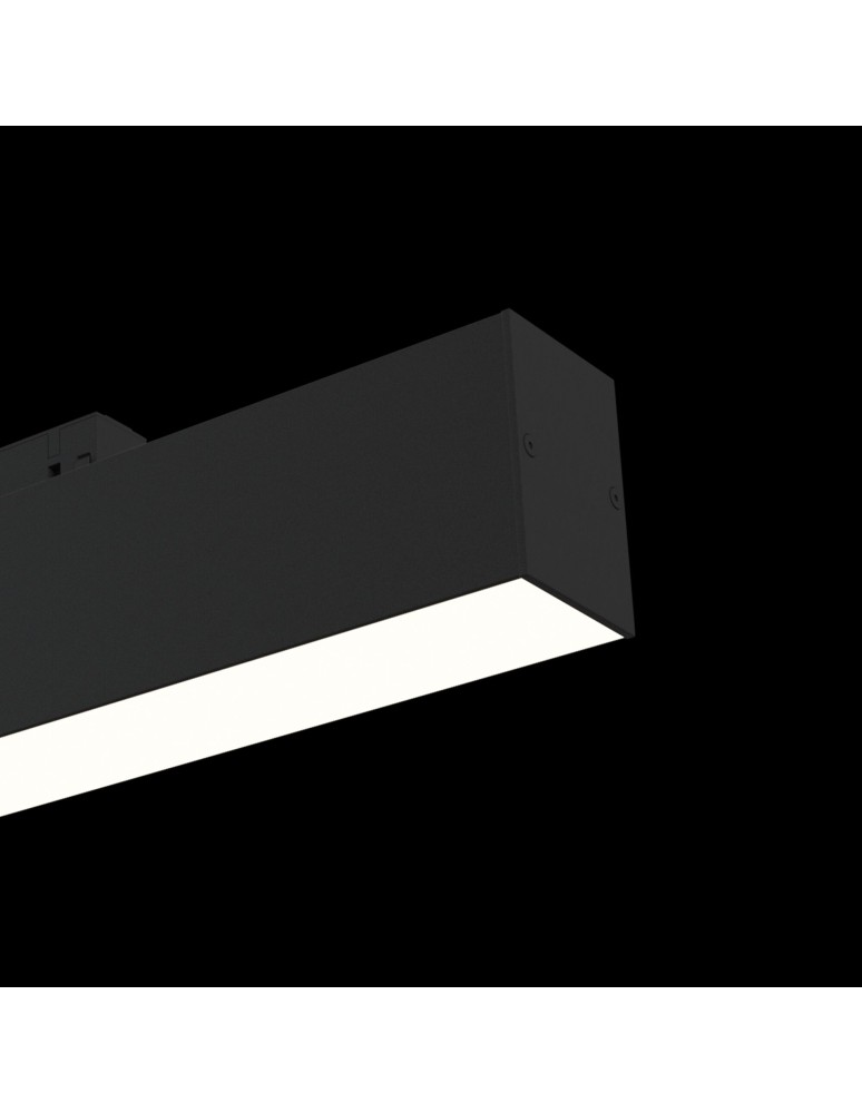 Magnetic rail lamps - Maytoni BASIS For LED Magnetic Busbar 12W 3000K 750lm Black TR012-2-12W3K-B - product kolory-swiatla.pl 4