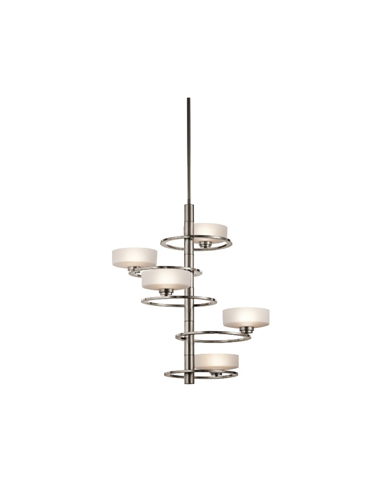 Modern chandeliers - Kichler ALEEKA 5x40W G9 KL/ALEEKA5A Chandelier. - product kolory-swiatla.pl 1