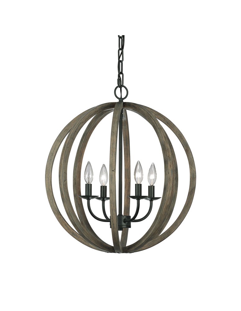 Pendant lamps - Feiss ALLIER 4 x 60W E14 FE/ALLIER/4P WW Pendant. - product kolory-swiatla.pl 1