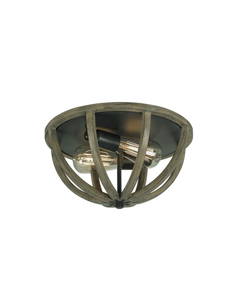 Retro ceiling lamps - Feiss ALLIER 2 x 60W E27 FE/ALLIER/F WW Plafond - product kolory-swiatla.pl 1