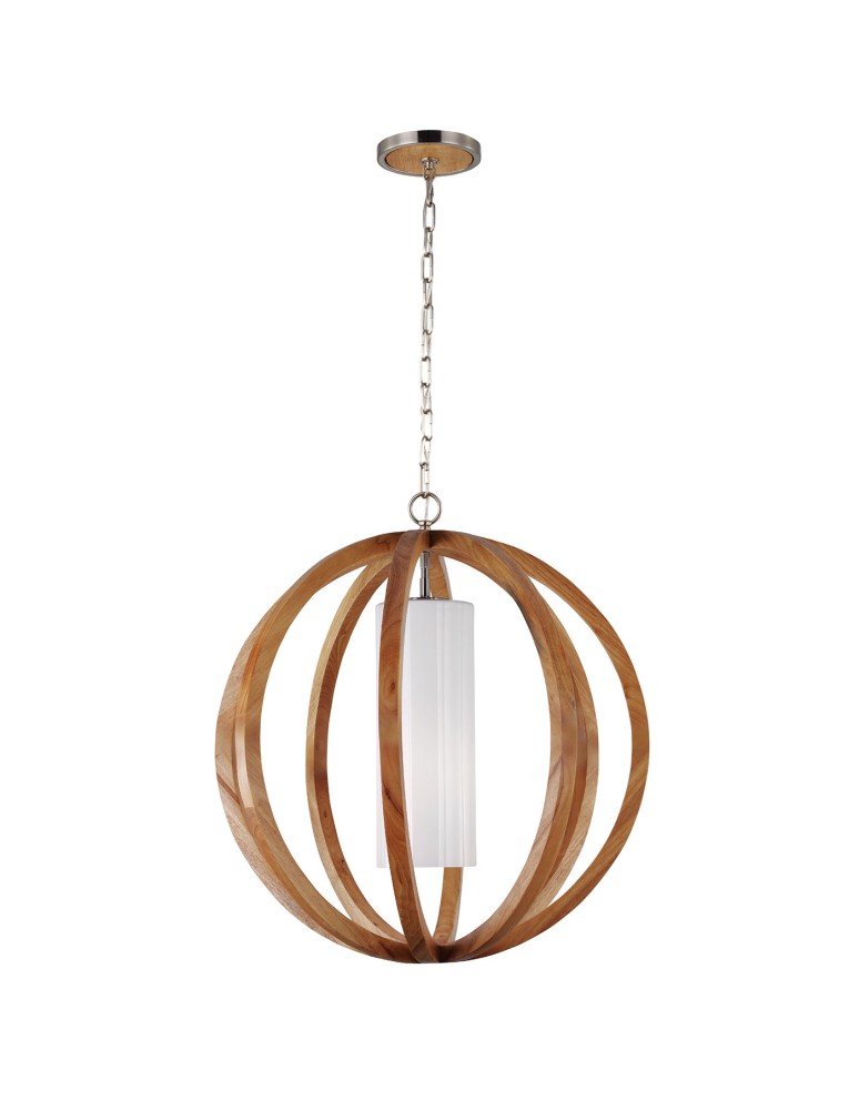 Boho pendant lamps - Feiss ALLIER 1 x 75W E27 FE/ALLIER/P/L LW Pendant - product kolory-swiatla.pl 1
