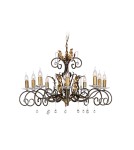 Chandelier chandeliers - Elstead Lighting Interior Pendant AMARILLI 10x60W E14 AML10 BRONZE. - product 1