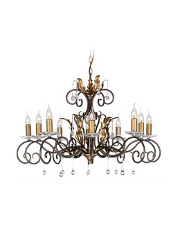 Elstead Lighting Interior Pendant AMARILLI 10x60W E14 AML10 BRONZE.
