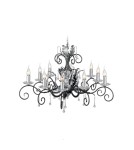 Chandelier chandeliers - Elstead Lighting Interior Pendant AMARILLI 10x60W E14 AML10 BLK/SILVER - product 1