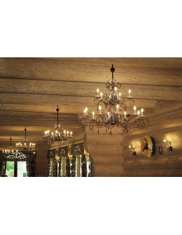 Elstead Lighting Interior Wisząca AMARILLI 15x60W E14 AML15 BLK/SILVER - produkt 2