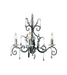 Chandelier chandeliers - Elstead Lighting Interior Pendant AMARILLI 3x60W E14 AML3 BLK/SILVER - product 1