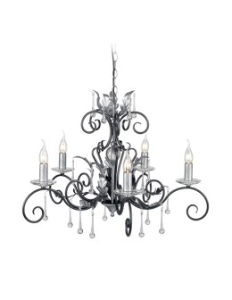 Elstead Lighting Interior Pendant AMARILLI 5x60W E14 AML5 BLK/SILVER