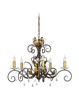 Elstead Lighting Interior Wisząca AMARILLI 5x60W E14 AML5 BRONZE