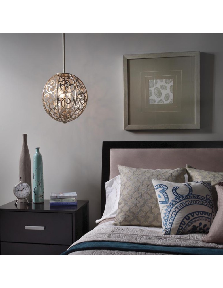 Chandeliers - Feiss ARABESQUE 3x60W E14 FE/ARABESQUE3 Chandelier. - product kolory-swiatla.pl 2