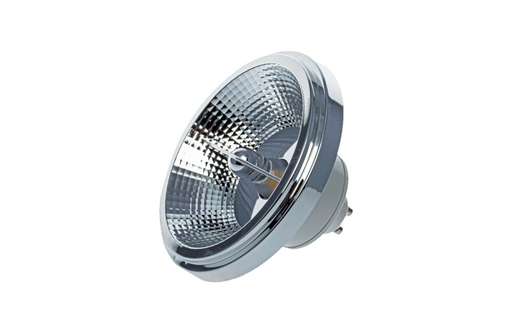 Light Prestige Żarówka ES111 GU10 LED 9W 4000K plastik+aluminium biało-srebrna 1x srebrny