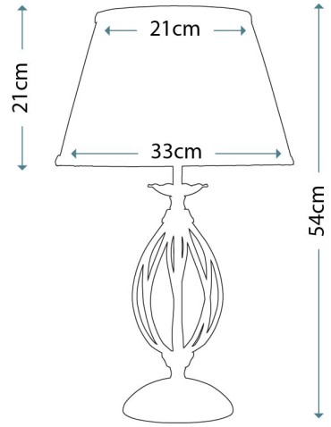 Elstead ARTISAN 1x60W E27 ART/TL AGD BRASS Biurkowa - produkt 2