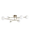 View Light Prestige Dorado 6 plafond gold 6xG9 gold / white