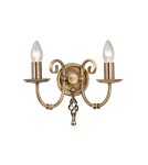 Chandelier wall lamps - Elstead ARTISAN 2x60W E14 ART2 AGD BRASS Wall lamp. - product 1