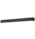 Bathroom wall lamps - Light Prestige Ibros black wall lamp XL with IP44 3000K GS-LWA-18W 3000K BK 1xLED black - product 1