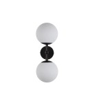 Wall lamps - Light Prestige Dorado wall lamp 2 black 2xE14 black/white - product 1
