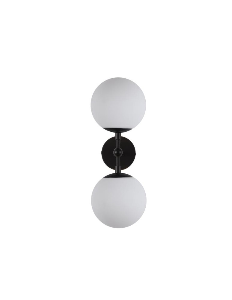 Wall lamps - Light Prestige Dorado wall lamp 2 black 2xE14 black/white - product kolory-swiatla.pl 1