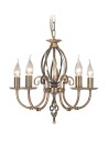 Elstead ARTISAN 5x60W E14 ART5 AGD BRASS Chandelier.