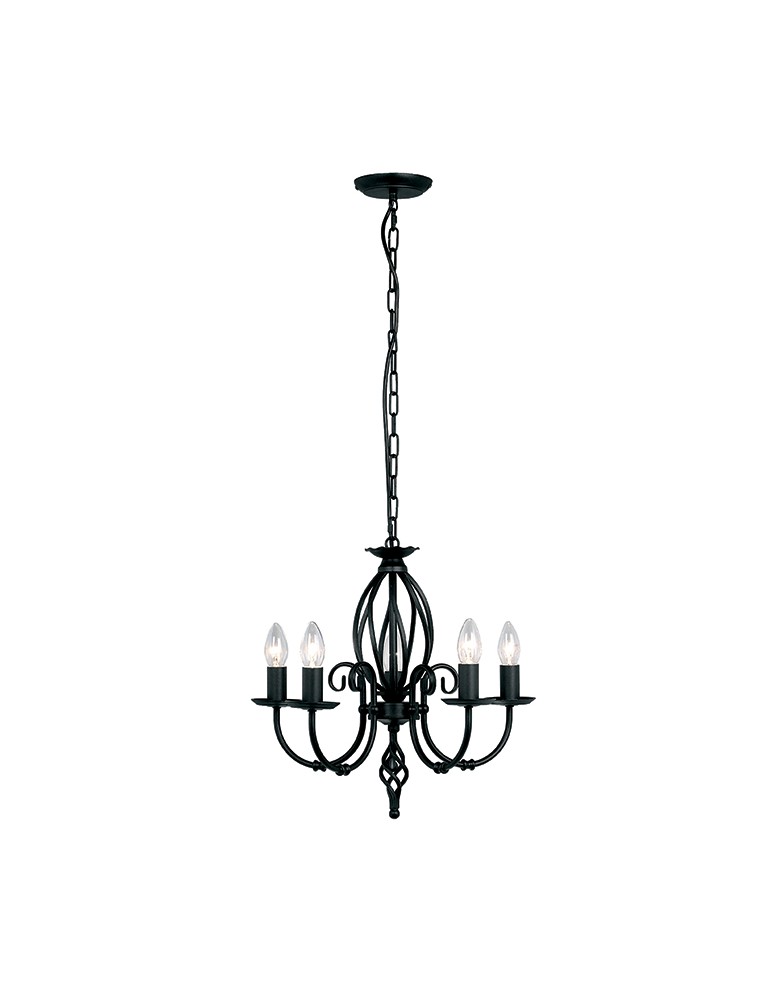 Chandelier chandeliers - Elstead ARTISAN 5x60W E14 ART5 Chandelier. - product kolory-swiatla.pl 1