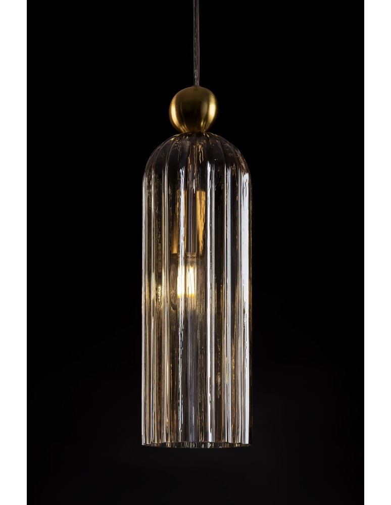Pendant lamps - Maytoni Antic Pendant E14 1x40W Brown MOD302PL-01CG - product kolory-swiatla.pl 3