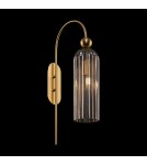 Glamour wall lamps - Maytoni Antic Wall Mounted E14 1x40W Brown MOD302WL-01CG - product 2