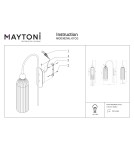 Glamour wall lamps - Maytoni Antic Wall Mounted E14 1x40W Brown MOD302WL-01CG - product 4