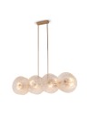 View Maytoni Aster Pendant E14 8x40W Gold MOD007PL-08G1
