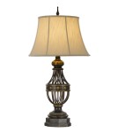 Table lamps with lampshade - Feiss AUGUSTINE 1x60W E27 FE/AUGUSTINE TL Desk - product 1