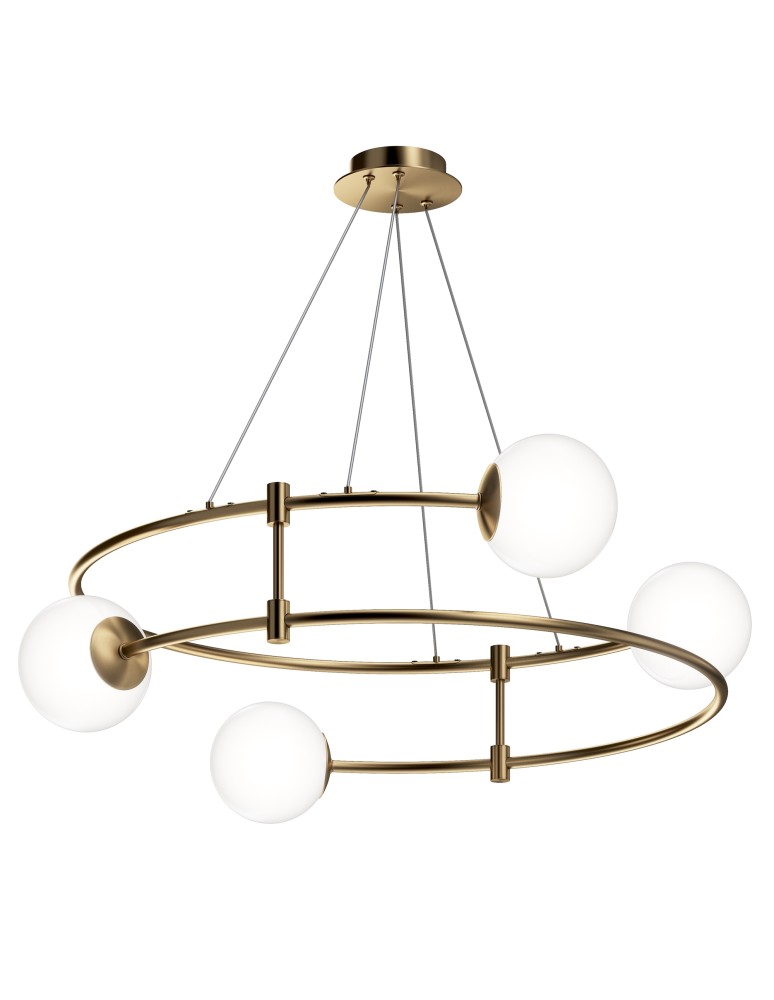 Modern pendant lamps - Maytoni Balance Pendant G9 4x40W Gold MOD317PL-04G - product kolory-swiatla.pl 1