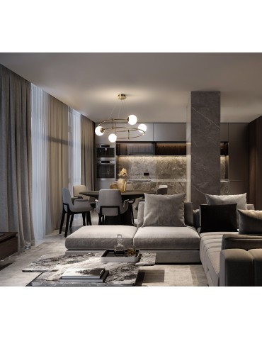 Maytoni Balance Wisząca G9 4x40W   Złoty  MOD317PL-04G - produkt 2