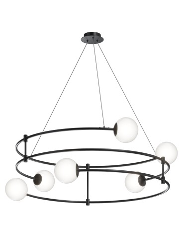 Maytoni Balance Pendant G9 6x40W Black MOD317PL-06B