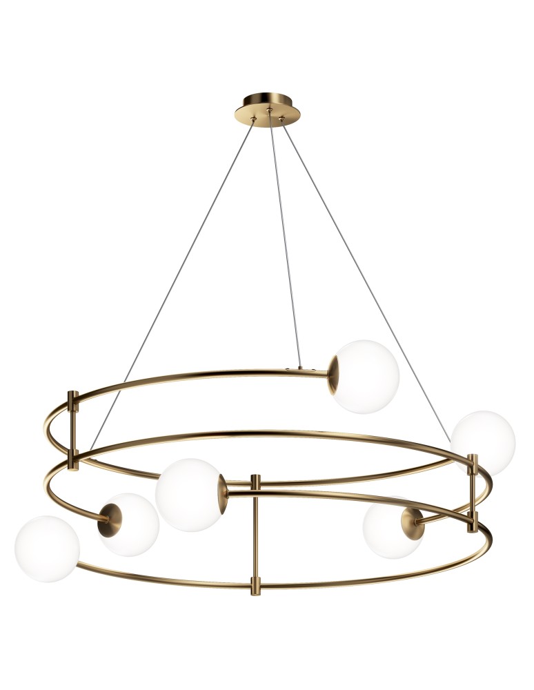 Modern pendant lamps - Maytoni Balance Pendant G9 6x40W Gold MOD317PL-06G - product kolory-swiatla.pl 1