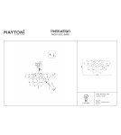 Ceiling lamps - Maytoni Bolla Ceiling E27 4x60W Brass MOD133CL-04BS - product 4