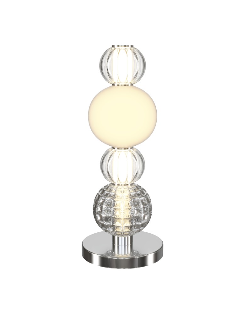 LED table lamps - Maytoni Collar LED Table 18W 3000K 300lm Chrome MOD301TL-L18CH3K. - product kolory-swiatla.pl 1