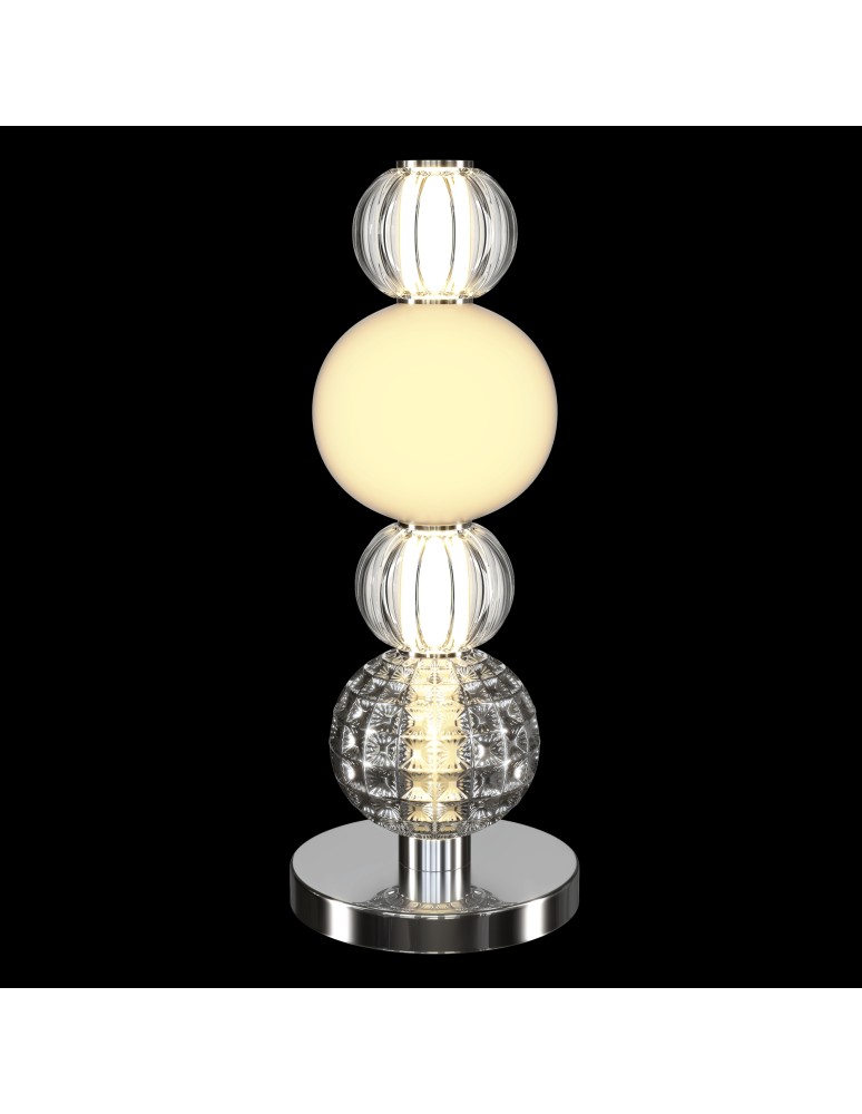 LED table lamps - Maytoni Collar LED Table 18W 3000K 300lm Chrome MOD301TL-L18CH3K. - product kolory-swiatla.pl 2