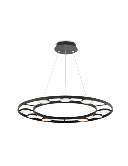 Maytoni Fad Wisząca LED 63.1W 3102K 2830lm Czarny MOD070PL-L63B3K