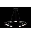 LED pendant lamps - Maytoni Fad LED Pendant 63.1W 3102K 2830lm Black MOD070PL-L63B3K - product 2