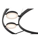 LED pendant lamps - Maytoni Fad LED Pendant 63.1W 3102K 2830lm Black MOD070PL-L63B3K - product 4