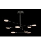 LED pendant lamps - Maytoni Fad LED Pendant 46.7W 2996K 2222lm Black MOD070PL-L48B3K - product 2