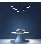 LED pendant lamps - Maytoni Fad LED Pendant 46.7W 2996K 2222lm Black MOD070PL-L48B3K - product 3
