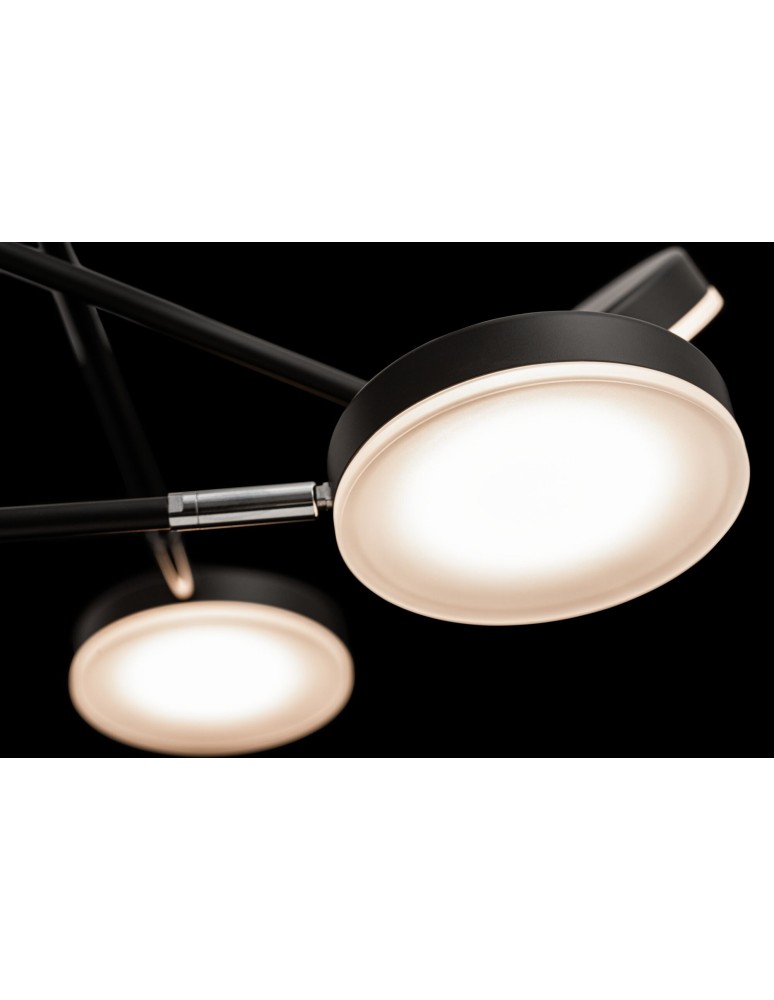 LED pendant lamps - Maytoni Fad LED Pendant 46.7W 2996K 2222lm Black MOD070PL-L48B3K - product kolory-swiatla.pl 5