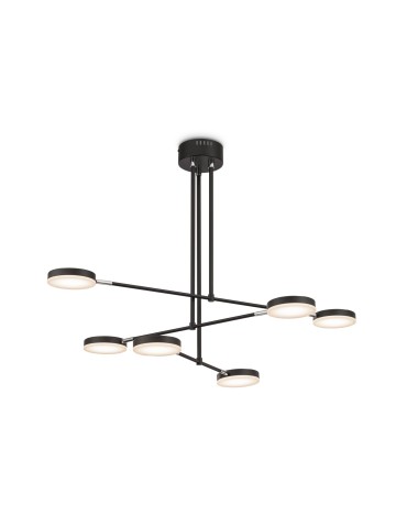 Maytoni Fad LED Pendant 38.5W 2994K 2137lm Black MOD070PL-L38B3K