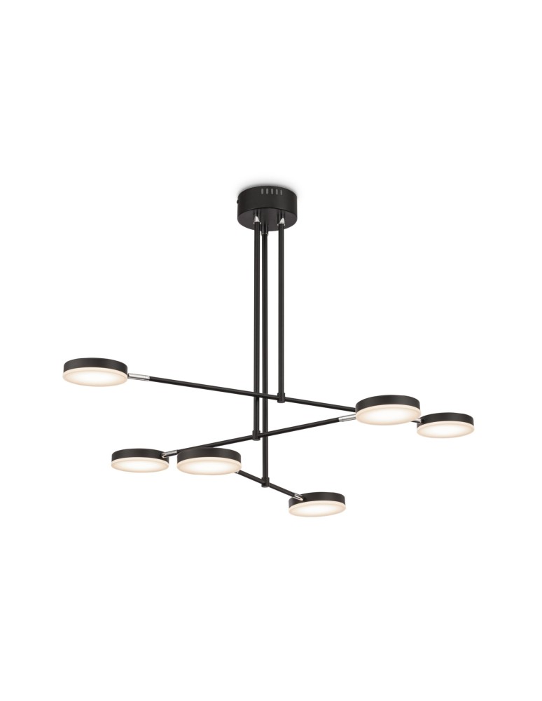 LED pendant lamps - Maytoni Fad LED Pendant 38.5W 2994K 2137lm Black MOD070PL-L38B3K - product kolory-swiatla.pl 1