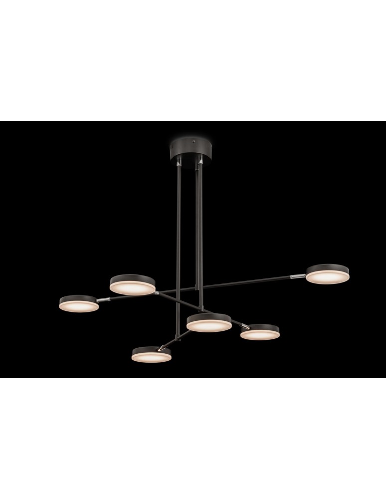 LED pendant lamps - Maytoni Fad LED Pendant 38.5W 2994K 2137lm Black MOD070PL-L38B3K - product kolory-swiatla.pl 2