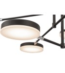 LED pendant lamps - Maytoni Fad LED Pendant 38.5W 2994K 2137lm Black MOD070PL-L38B3K - product 3