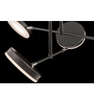 LED pendant lamps - Maytoni Fad LED Pendant 38.5W 2994K 2137lm Black MOD070PL-L38B3K - product 4