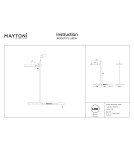 Reading table lamps - Maytoni Fad LED Table 8.5W 2987K 418lm Black MOD070TL-L8B3K - product 5