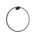 Bathroom wall lamps - Light Prestige Mirror wall lamp large black LP-999/1W L BK 1xLED IP44 black - product 1