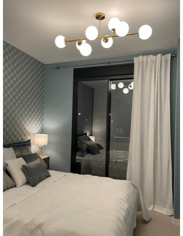 Light Prestige Dorado 8 lampa wisząca LP-002/8P 8xE14 złoty/biały - produkt 2