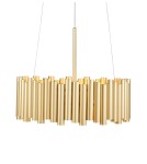 Pendant lamps - Markslojd LEVEL Pendant 3L Gold 108047 - product 1